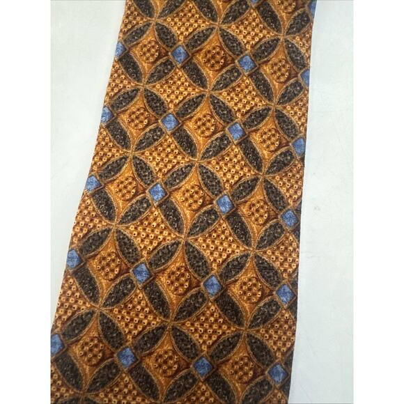 VINTAGE Ermenegildo Zegna Tie 100% Silk ITALY Made Necktie Business Formal Retro - Picture 2 of 9